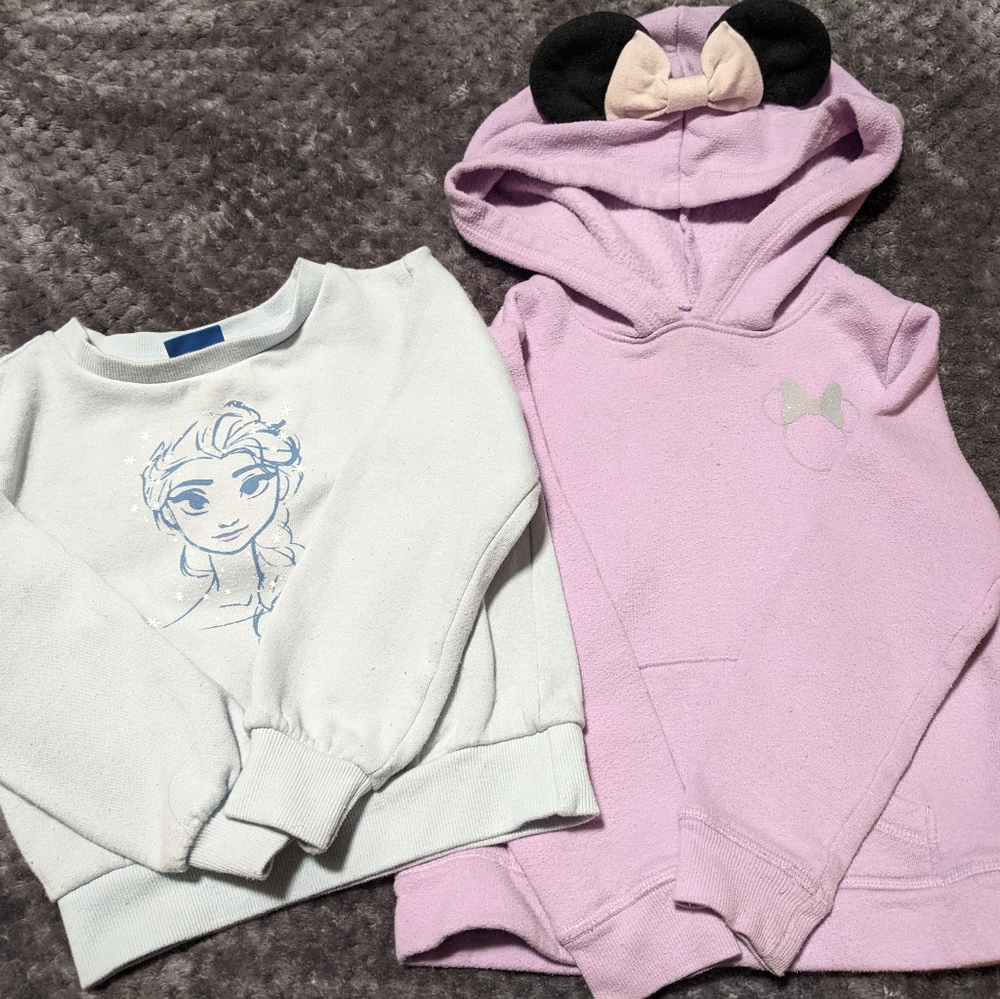 2 for $10 Toddler character sweatshirts 3T